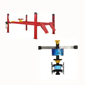 Vehicle Maintenance Combo Wheel Alignment Machine 4 Post Car Lift for Sales