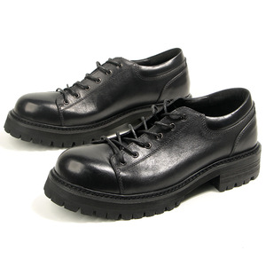 Chaussures en cuir vintage à bout rond en peau de cheval marron pour homme – Décontractées, résistantes à l'abrasion, idéales pour l'automne - Product Image 4
