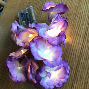 Flores de colores y luces de ahorro de energía de Flora de papel LED blanco cálido multicolor - Product Image 6