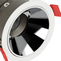 Projecteur LED Moderne en Aluminium Triple Anti-Éblouissement pour Résidentiel, Bureau, Commercial, Aéroport, Galerie 7W 12W 15W