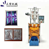 Machine de remplissage de sachets liquides à scellage latéral entièrement automatique contrôlée par PLC, 1-90 ml, avec pompe à piston en option et imprimante de codage de date pour l'industrie alimentaire