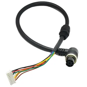 Right Angle Head Aviation Head Wire Harness Processing Customized Power Cord Waterproof Cable Connection Wire Electronic Wire