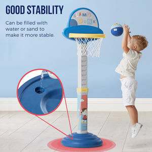<span class=keywords><strong>Canestro</strong></span> da basket e supporto per bambini in plastica regolabile in altezza di alta qualità - Product Image 2