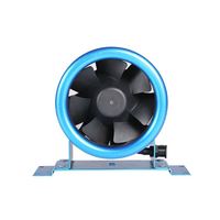 Ventilateur de salle de culture efficace à faible puissance de 5 pouces ventilateur en ligne de moteur EC ventilateur de conduit EC silencieux