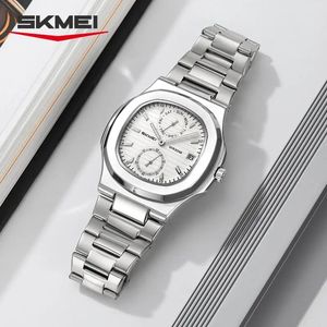 Montre pour homme Skmei 2423, bracelet en acier inoxydable de luxe, mouvement à quartz, montres étanches, montre homme, Relogio Masculino, horloge - Product Image 4