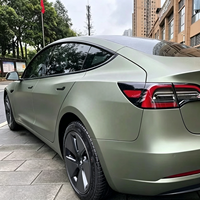 Vinyle Adhésif pour Voiture Gris Minaki Métallisé Effet Fantôme en PET TPU Coulé, 1,52x16m/5x55ft, Rouleau Complet, Vente en Gros, Usine de Guangzhou