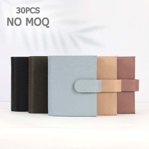 FB TK Hot Nouveau portefeuille de reliure d'enveloppe en cuir souple de poche 6 anneaux reliés A7 porte-documents avec fermeture à pression - Product Image 1