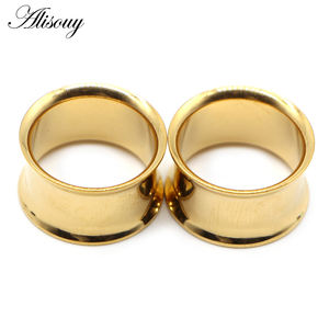 Alisouy 3-38mm creux en acier inoxydable sans vis jauges d'<span class=keywords><strong>oreille</strong></span> Tunnel Expander Plug Body Piercing Flare Earrings Stretching - Product Image 5