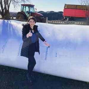 Beyaz ve siyah Panda filmi tarım plastik oksijen bariyeri silaj Bunker kapak 5mil ve 6mil silaj kaplama - Product Image 6