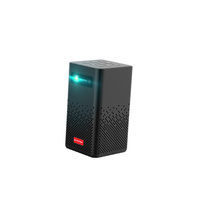 Mini projecteur DLP portable WiFi intelligent Android 9.0 avec écran LED, batterie 5200 mAh et haut-parleurs intégrés pour P20