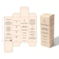 Boîte de soins de la peau écologique taille personnalisée boîte de parfum à couvercle rabattable 30ml flacon compte-gouttes d'huile essentielle en verre boîte d'emballage en papier