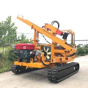 농장 울타리 및 시트 파일링용 스키드 스티어 장착 포스트 드라이버 32HP 엔진 및 펌프 완전 유압식 진동 파일 드라이버 - Product Image 1