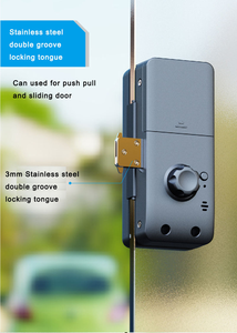กลอนประตูอัจฉริยะ Glomarket Tuya WiFi พร้อมระบบสแกนลายนิ้วมือ ปลดล็อคด้วยรหัสผ่าน BLE สำหรับประตูกระจก รองรับการควบคุมระยะไกล - Product Image 5
