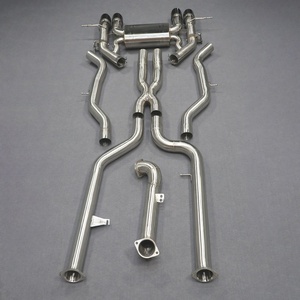 3" Stainless Steel Dual Exhaust Mid Pipes Full Exhaust System Catback Valved Muffler for BMW M2 G87 S58 3.0T With Front Pipe - Product Image 2