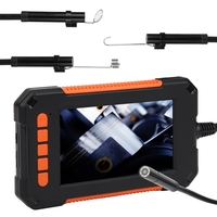 P40 — caméra endoscopique P40, écran 4.3 pouces, LCD 4.3 pouces, appareil d'inspection industriel, boroscope, 8mm, avec câble rigide de 2m