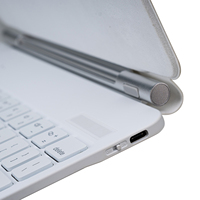 Keyboard Nirkabel Sentuh Mengambang Pintar dengan Lampu Latar Bt untuk 2026 New Pro 11 Air 4 10.9