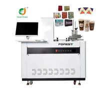 Karton-Druckmaschine Digitaldruckmaschine Single-Pass Wasserbasierte Tinte Postkarten-Drucker Papierdrucker Pizzakarton-Drucker