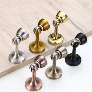 Arrêt de <span class=keywords><strong>porte</strong></span> <span class=keywords><strong>magnétique</strong></span> en alliage de zinc Anti-collision et bloc <span class=keywords><strong>mural</strong></span> de chambre à coucher silencieux arrêt de sol solide pour portes en bois - Product Image 1