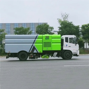 Camión barredor de calles inteligente Dongfeng, camión de limpieza de calles de alta presión - Product Image 2
