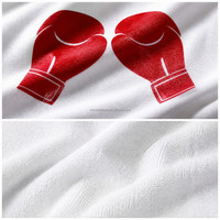 Serviette de sport en coton 100% personnalisée avec impression numérique, pour la boxe, vente en gros, service de conception sur mesure, faible MOQ
