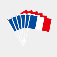 Nouvel Arrivage Drapeaux à main du Costa Rica pour guide touristique