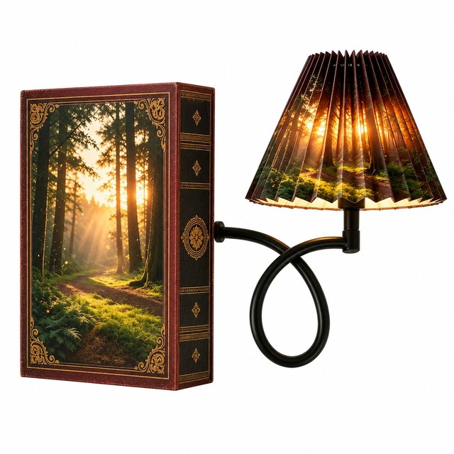 Vintage European Book Nook Street Lantern USB Rechargeable Touch Stepless Dimming Cordless Bookshelf Decor LED Table Lamp