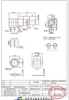 Potentiomètre double à axe métallique Terwin 9 mm RK097 500K A10K B10K Potentiomètre à axe concentrique double