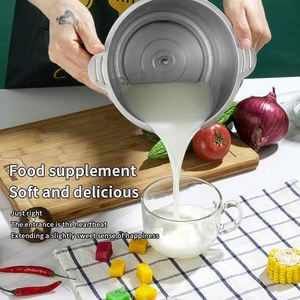 Hachoir Électrique Multifonctionnel en Acier Inoxydable 2L 3L pour Cuisine Domestique, Hachoir à Viande et Trancheuse Automatique Compacte - Product Image 4