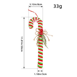 <span class=keywords><strong>Bastones</strong></span> <span class=keywords><strong>de</strong></span> caramelo <span class=keywords><strong>de</strong></span> <span class=keywords><strong>Navidad</strong></span> Adornos colgantes <span class=keywords><strong>de</strong></span> árbol <span class=keywords><strong>de</strong></span> <span class=keywords><strong>Navidad</strong></span> Trenzado Rojo Blanco Muleta <span class=keywords><strong>Bastones</strong></span> <span class=keywords><strong>de</strong></span> caramelo para <span class=keywords><strong>Navidad</strong></span> Decoración <span class=keywords><strong>de</strong></span> fiesta en casa - Product Image 5