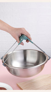 Vente en gros Syh255 Gadgets de cuisine en gros Pince à bol en acier inoxydable anti-brûlure, support de plat épaissi antidérapant - Product Image 6