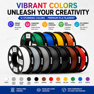 Filament PLA haute vitesse 1,75 mm 1 kg Hyper PLA pour imprimante 3D Bamboo Lab K1 Series - Product Image 3
