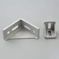 Connecteur d'angle droit pour meubles, support de fixation pour table et chaise, en alliage d'aluminium épaissi