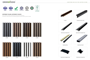 Paneles de pared de WPC a prueba de agua para exterior/revestimiento almenado de WPC para exterior - Product Image 5