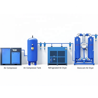 Compresseur d'air rotatif à vis à aimant permanent à fréquence variable, faible bruit, industriel, 7,5 KW, 11 KW, 15 KW, 22 KW, 37 KW, 55 KW, 75 KW