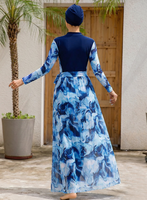 Nouveau design Burkini de bonne qualité 4 pièces Femme Haut+Pantalon+Hijab+Jupes Burkini musulman Maillots de bain musulmans pour femmes