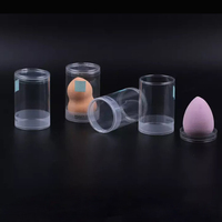 Boîte en plastique transparente avec matériaux recyclés ensemble de soins de la peau emballage pour savon stockage de chaussures livre de cils boîtes de soins du corps
