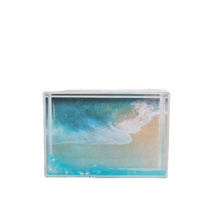 4x6 inch trong suốt đầy màu sắc long lanh <span class=keywords><strong>Acrylic</strong></span> Khung Ảnh chất lỏng làm bằng vật liệu nhựa bền - Product Image 1