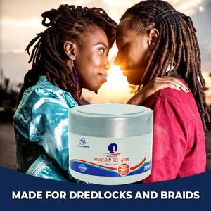 Gel coiffant pour cheveux sans flocons en gros, cire à base d'huile d'arbre à thé, tenue forte, hydratant, tresses, dreadlocks, protection des cheveux bouclés - Product Image 6