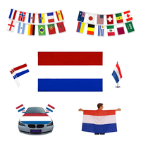 Drapeau Gahumi 2026 Canada Mexique États-Unis Football Pays-Bas Fans Vente en gros Nouveau 3x5 pieds Drapeau personnalisé Impression recto-verso Promotion