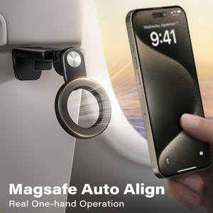 360 Rotation réglable <span class=keywords><strong>Portable</strong></span> voyage support pour téléphone <span class=keywords><strong>portable</strong></span> <span class=keywords><strong>aimant</strong></span> fort magnétique avion support Mobile support en vol - Product Image 4