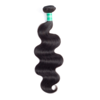 Rambut Asli Brasil 12A Remy Hair Natural Mink Body Wave, Bundel Rambut Manusia dengan Closure, Grade 100% Cuticle Aligned