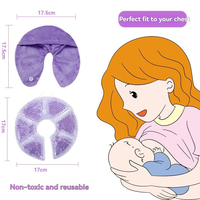 Patchs de gel perlé rafraîchissants pour les seins, pour la thérapie par le froid et les soins élégants pour l'allaitement – Vente Flash
