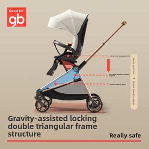 <span class=keywords><strong>Cochecito</strong></span> para Bebé <span class=keywords><strong>GB</strong></span> Good Baby D4600, Plegable en Dos Direcciones, Ligero, de Aleación de Aluminio, con Capacidad de Carga de 15 kg, para Niños de 0 a 3 Años - Product Image 2