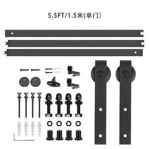 Kit de Herrajes Modernos de Acero al Carbono de Alta Resistencia para Puertas Correderas Industriales de 6.6 Pies con Cierre Suave y Silencioso, Fácil Montaje - Product Image 3