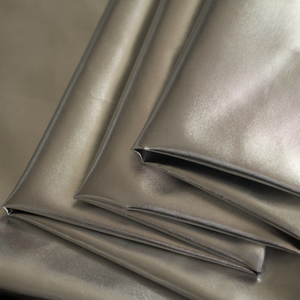 Tessuto Twill Bronzato 100% Poliestere con Paillettes Argento <span class=keywords><strong>per</strong></span> Abiti, Trench, Pantaloni da Spiaggia, Borse, Giocattoli - Product Image 2