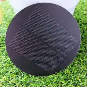 Zonnepanelen Voeding China Fabrikant Paneles Solares Circulares Mini Size Ronde Vorm Zonnepaneel 1.2W 5.5V Dia 120Mm