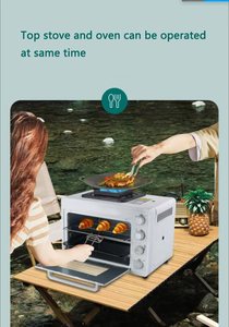 Horno para Hornear/Freír/Tostar/Asar, Horno <span class=keywords><strong>Tostador</strong></span> <span class=keywords><strong>de</strong></span> Alta Eficiencia y Estufa <span class=keywords><strong>de</strong></span> <span class=keywords><strong>Gas</strong></span> con quemador - Product Image 4