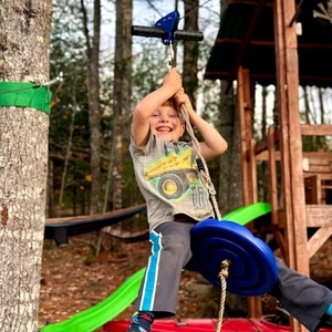 Kit tendeur de câble pour <span class=keywords><strong>tyrolienne</strong></span> CTSC Flying Fox – Cool Zip Line pour aventures en plein air – Accessoires de sécurité sportifs complets avec protège-mains - Product Image 2