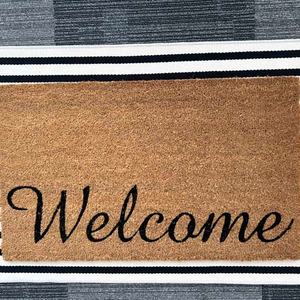 Alfombra de Entrada para Puerta Exterior, Alfombra de Porche con Rayas en Capas - Product Image 4