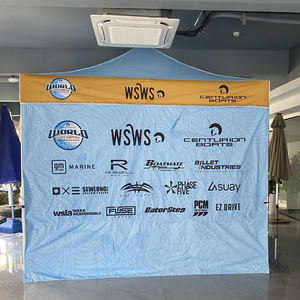 Tenda Esagonale 3x3m ad Alta Durabilità per Fiere, in Oxford 600D Impermeabile, Distanza tra Montanti 5m, Telaio in Lega di Alluminio, per Matrimoni e Feste al Chiuso - Product Image 2